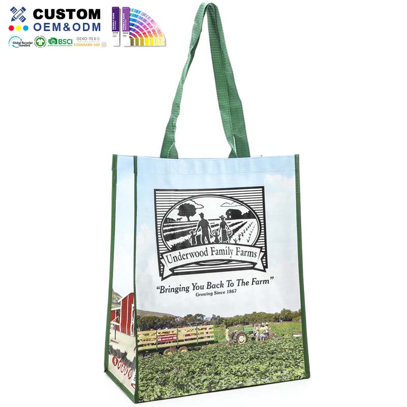 Μεσαίου μεγέθους PP Woven Shopping Bag Laminated