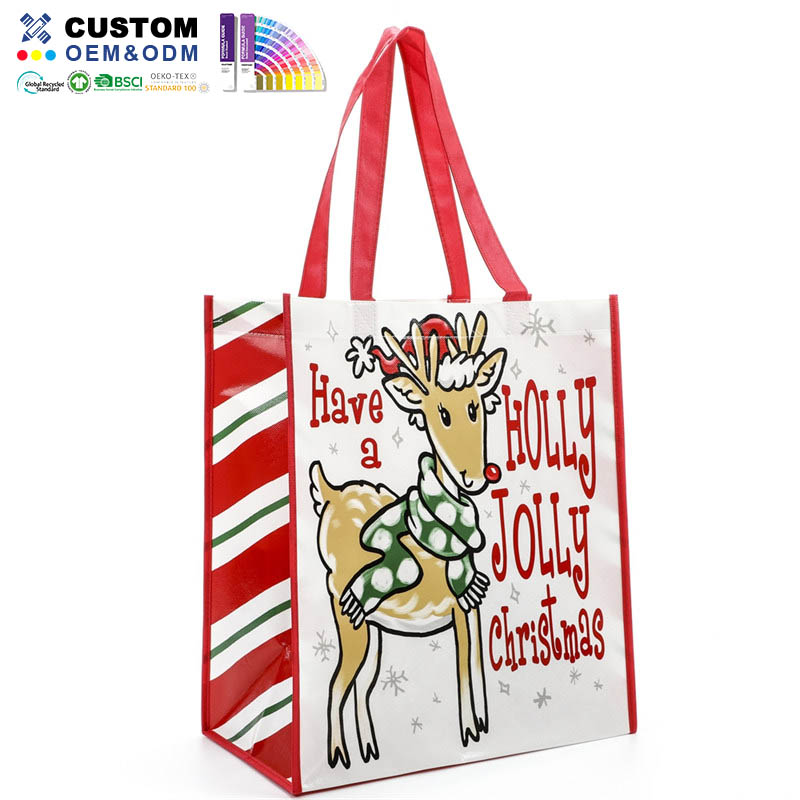 Reindeer Polypropylene Non Woven Shopper